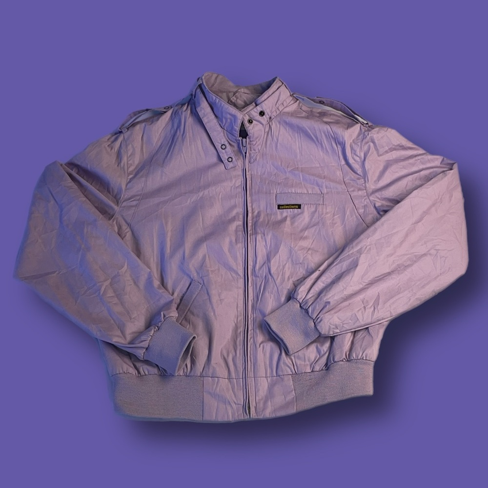 vintage women’s lavender bomber